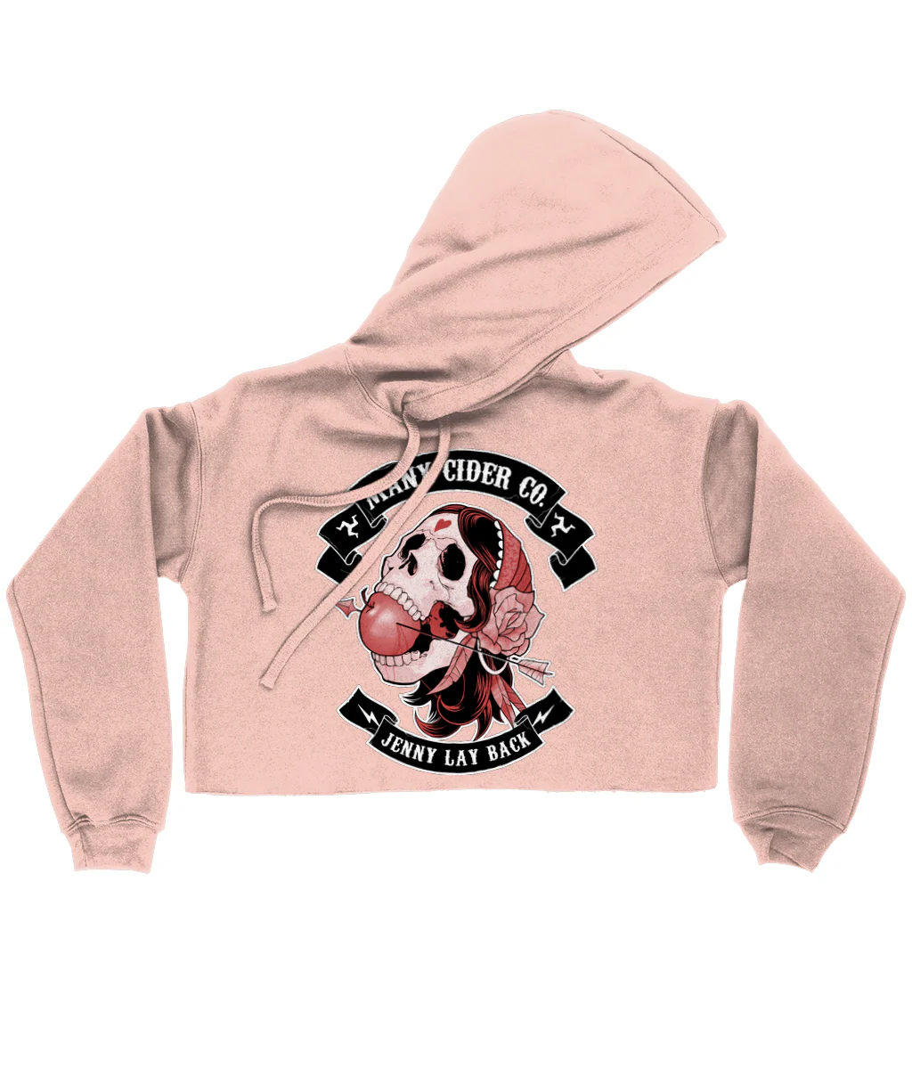 Jenny pink cropped hoodie product thumbnail